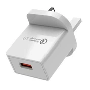 Ħarġ Mgħaġġel 3.0 Ċarġer Mgħaġġel 18W Plug tar-Renju Unit